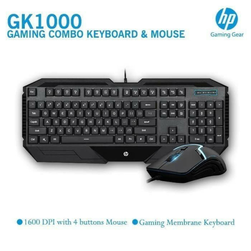 HP Gaming Mouse and Keyboard Combo GK1000